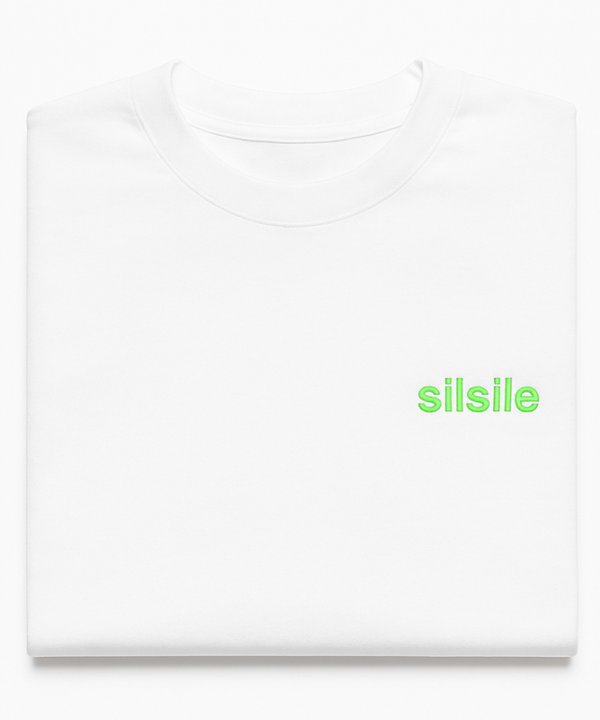 White Relaxed Fit Embroided